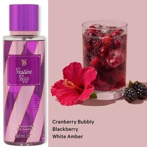 Victoria's Secret Festive Fizz Fragrance Body Mist 8oz NEW